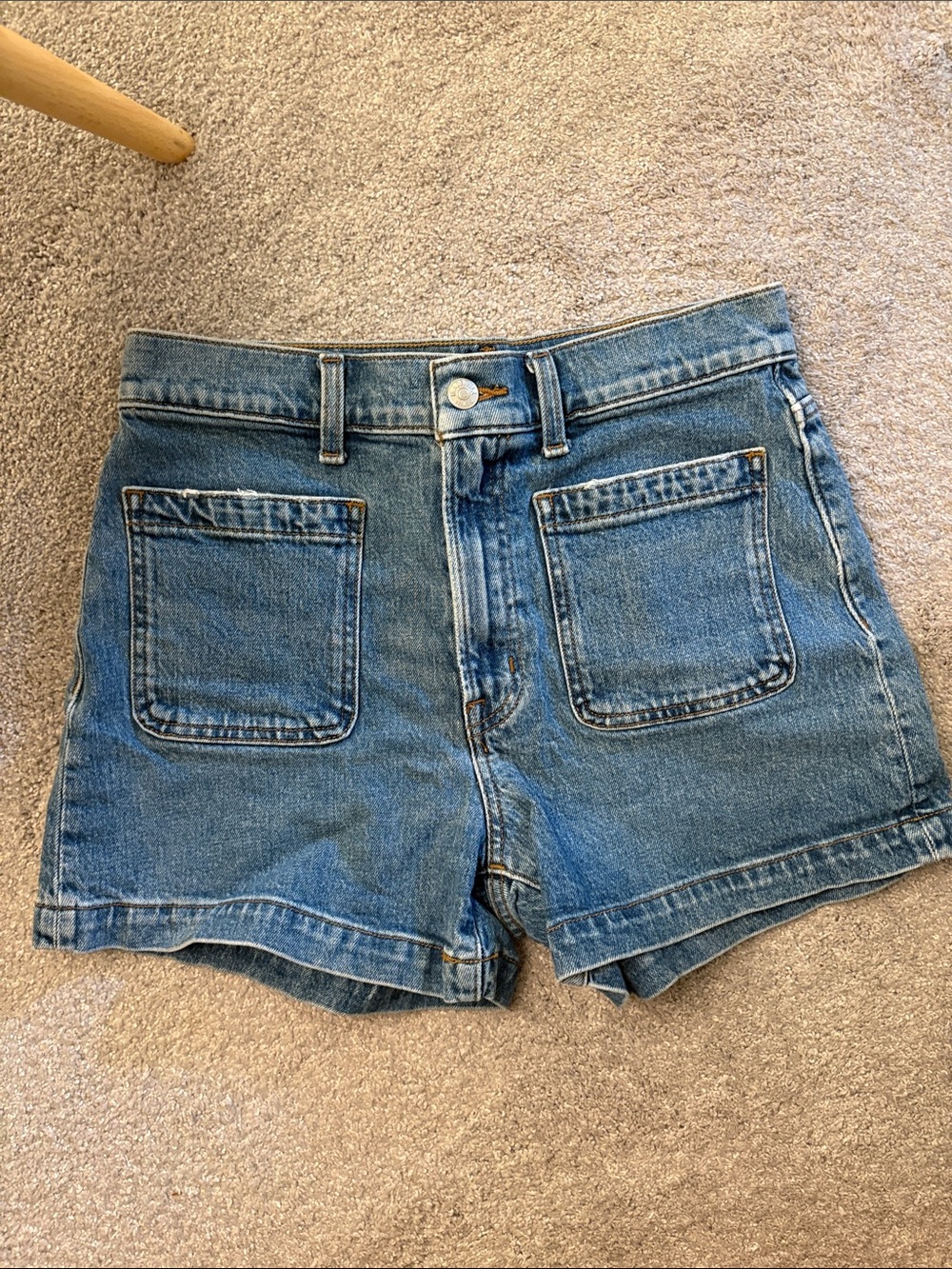 Madewell Denim High-Rise Pocket Shorts - Picture 2 of 7